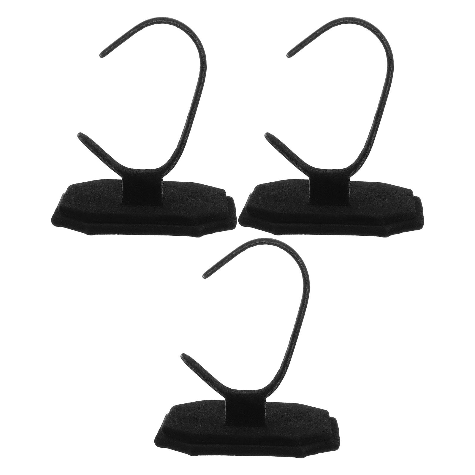 Watches Jewelry Holder - 3Pcs Watch Stand Display Soft C-Shaped