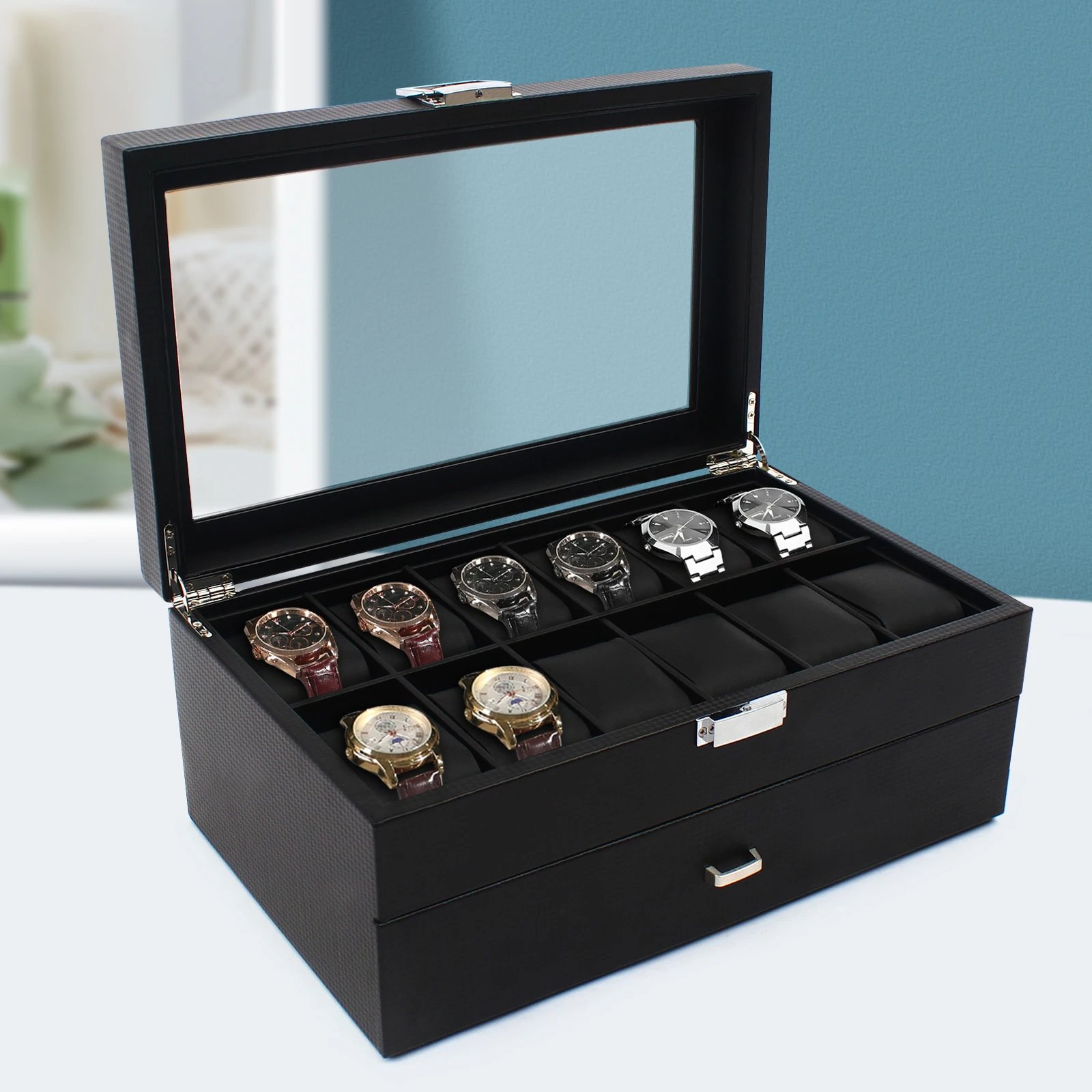 Jewelry Type Watches - NEW 2 Layers 24 Compartments Watch