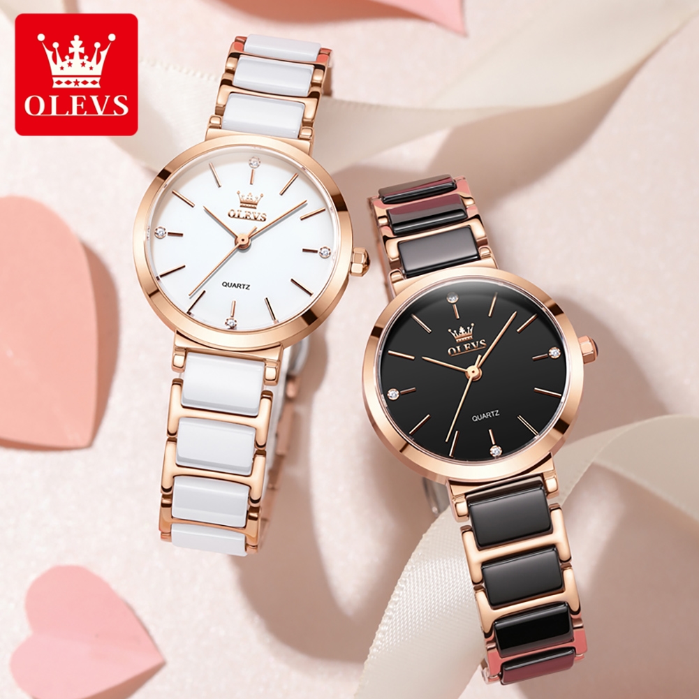 OLEVS Women Watch 5877 Luxury  - Watches & Jewelry Repair Center New York Reviews recension och pris