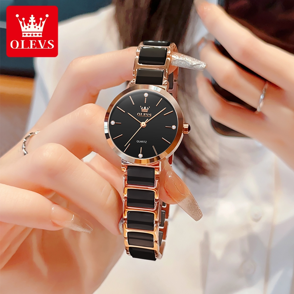 OLEVS Women Watch 5877 Luxury  - Watches & Jewelry Repair Center New York Reviews recension och pris