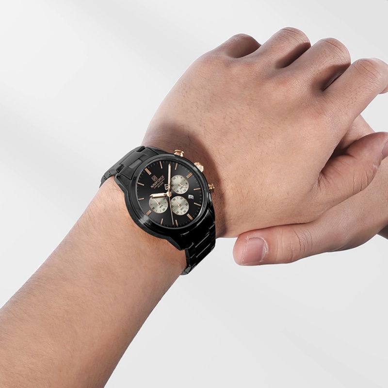 NAVIFORCE Men Quartz Chronogra - Watch Display Box recension och pris
