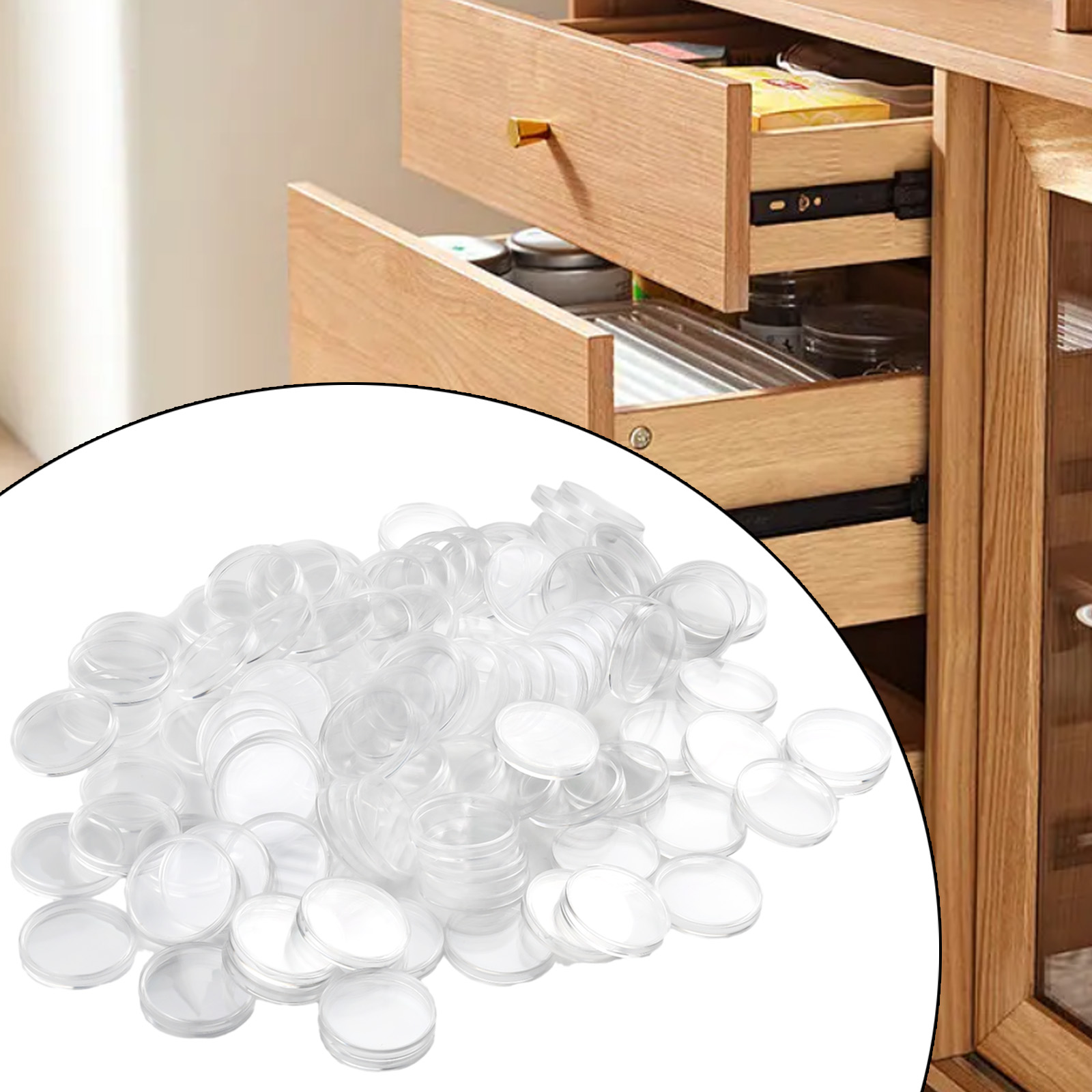 100Pcs Transparent Plastic Rou - Collectors Coins Jewelry & Watches Of Smithtown recension och pris