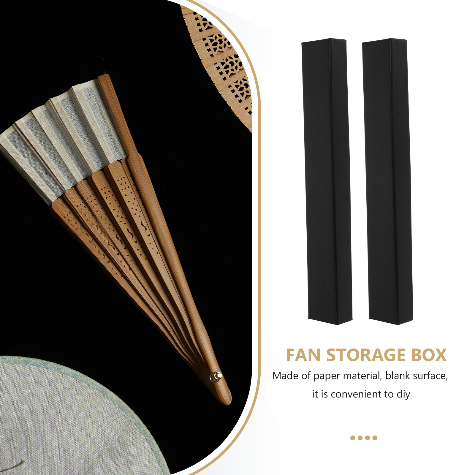 10Pcs Folding Fan Gift Box Bla - Collectors Coins Jewelry & Watches Of Smithtown recension och pris