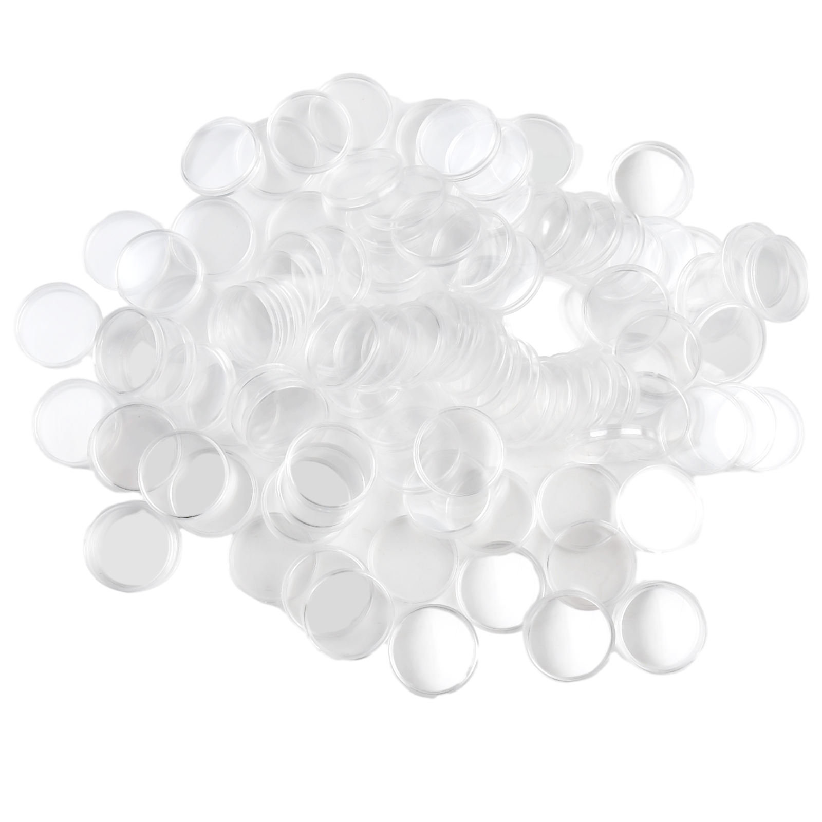100 Clear Plastic Coin Capsule - Collectors Coins Jewelry & Watches Of Smithtown recension och pris