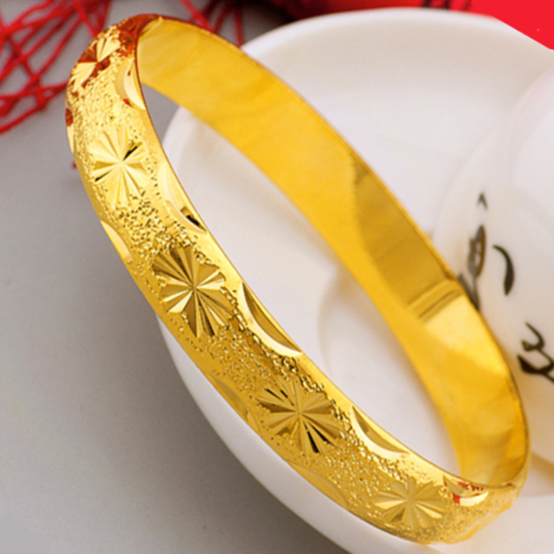 UMQ Golden Bracelet 999 Full G - Cuff Bangle Bracelet recension och pris