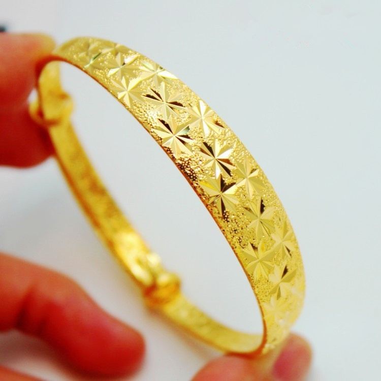 UMQ Golden Bracelet 999 Full G - Cuff Bangle Bracelet recension och pris