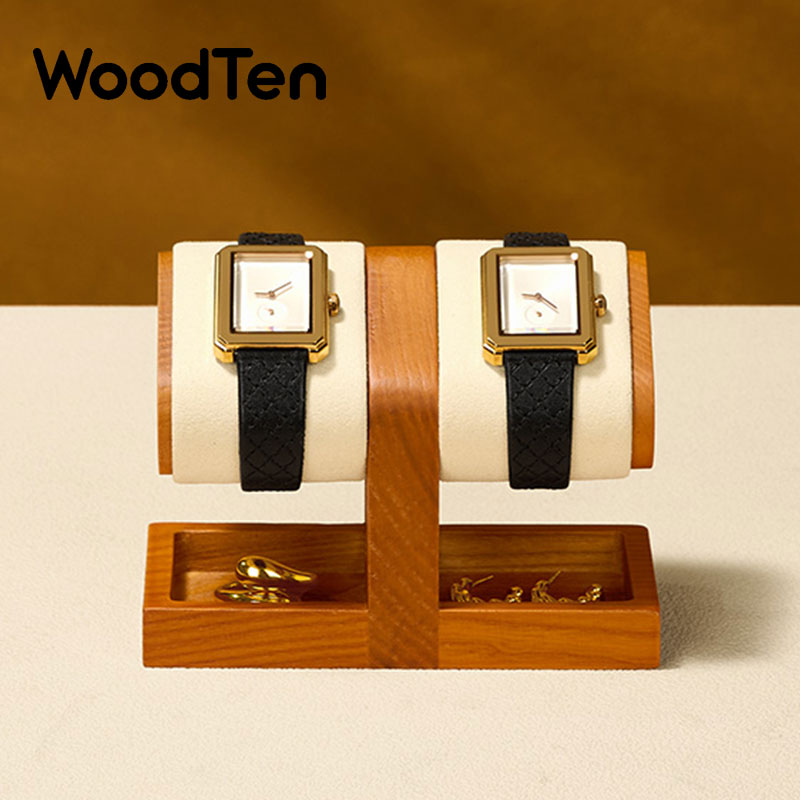 WoodTen Watch Display Stand Wo - Watches Jewelry Holder recension och pris