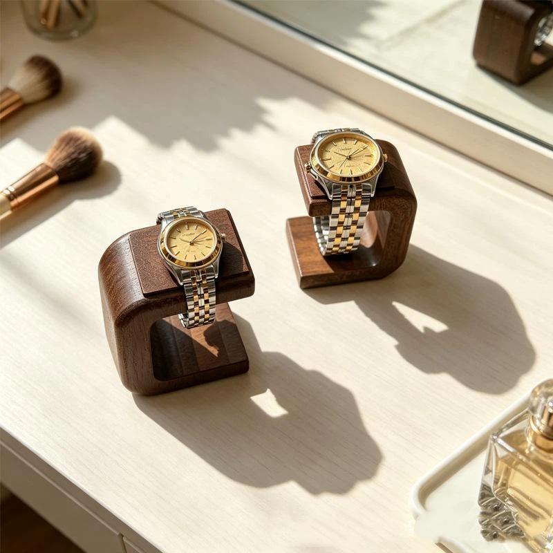 Decorative Solid Wooden Watch  - Watches Jewelry Holder recension och pris