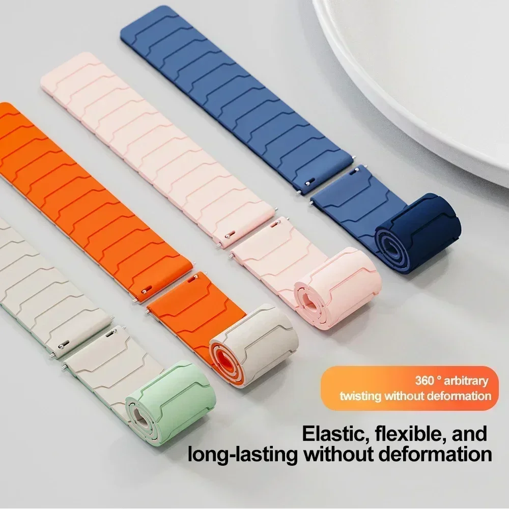 22mm Magnetic Silicone Strap F - A1 Watches & Jewelry New York Photos recension och pris