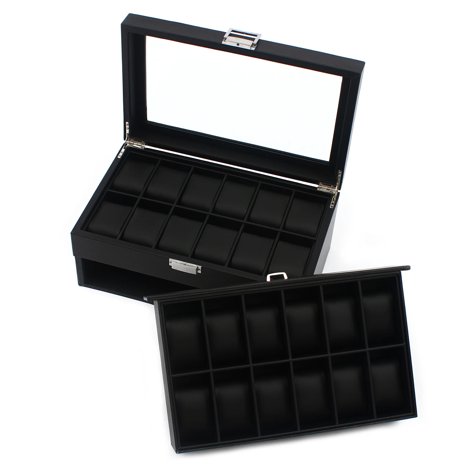 NEW 2 Layers 24 Compartments W - Jewelry Type Watches recension och pris